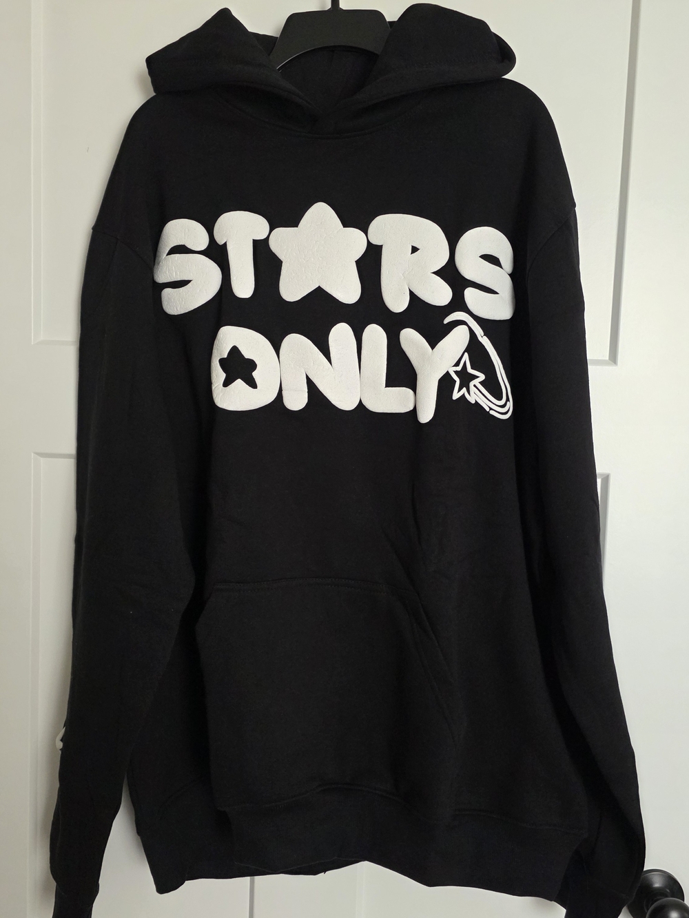 Stars Only Black Graphic Hoodie - Men's Sweater